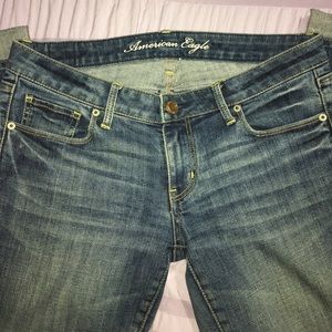 AE 🦅 Jeans straight leg 6 Short